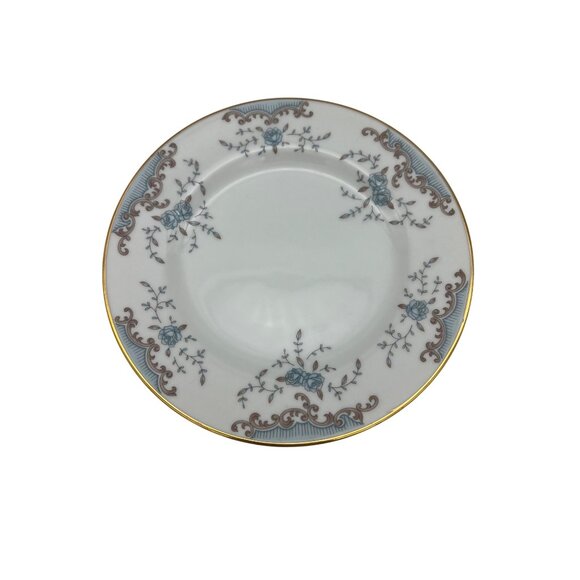 3 Imperial China Seville 5303 Bread and Butter Plates Blue Floral 6.5" - Picture 5 of 8
